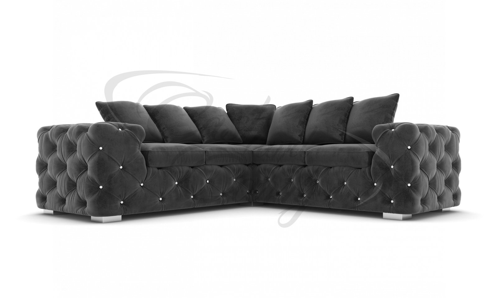 Ashton Top Notch handmade Chesterfield Corner Seater Sofa - Image 6
