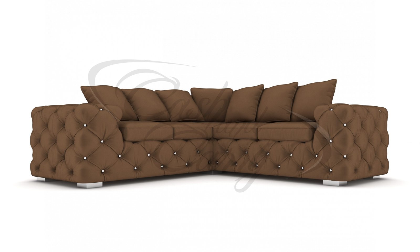 Ashton Top Notch handmade Chesterfield Corner Seater Sofa - Image 7