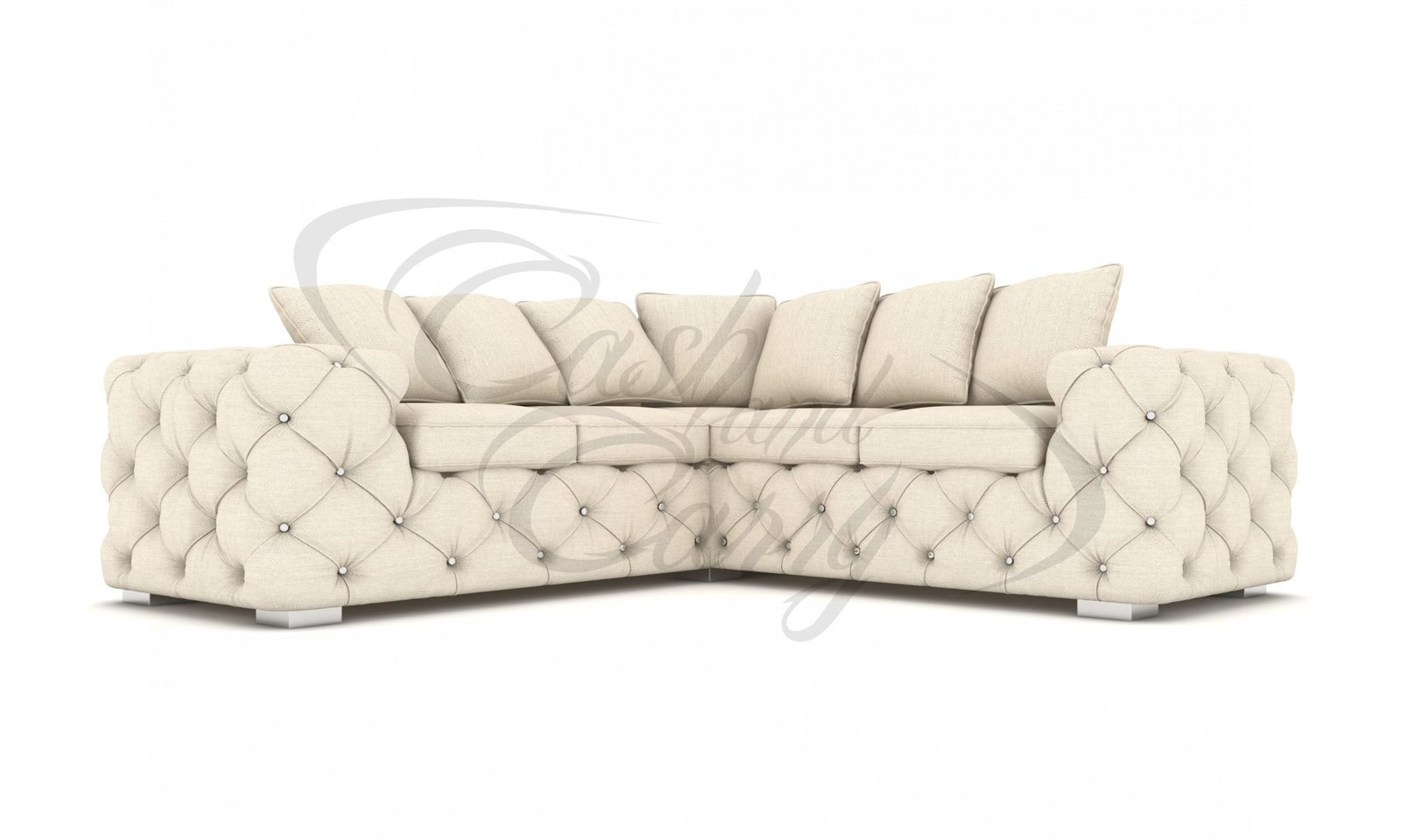 Ashton Top Notch handmade Chesterfield Corner Seater Sofa - Image 8