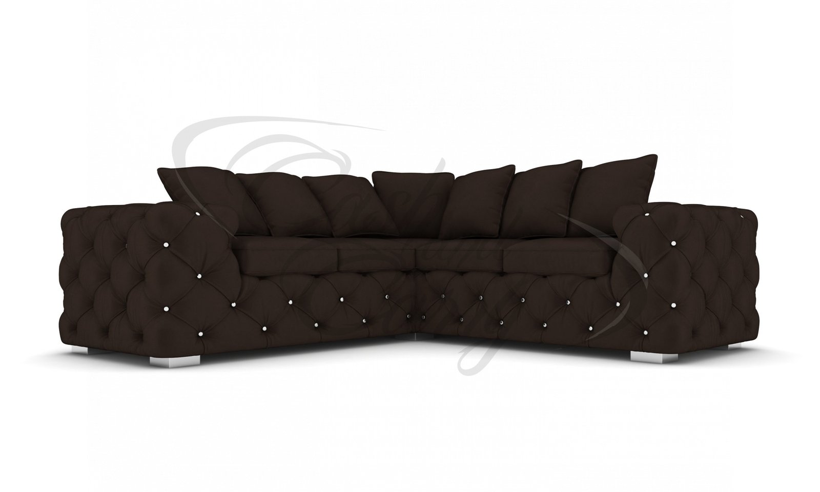 Ashton Top Notch handmade Chesterfield Corner Seater Sofa - Image 10