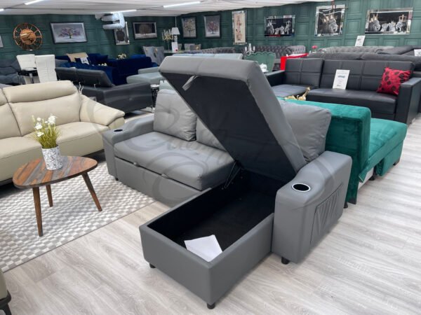 Corner Sofa Bed with Storage - Image 4