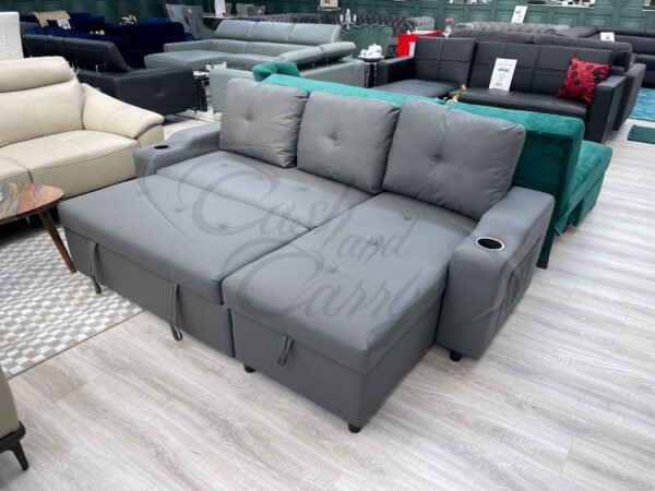 Corner Sofa Bed with Storage - Image 3
