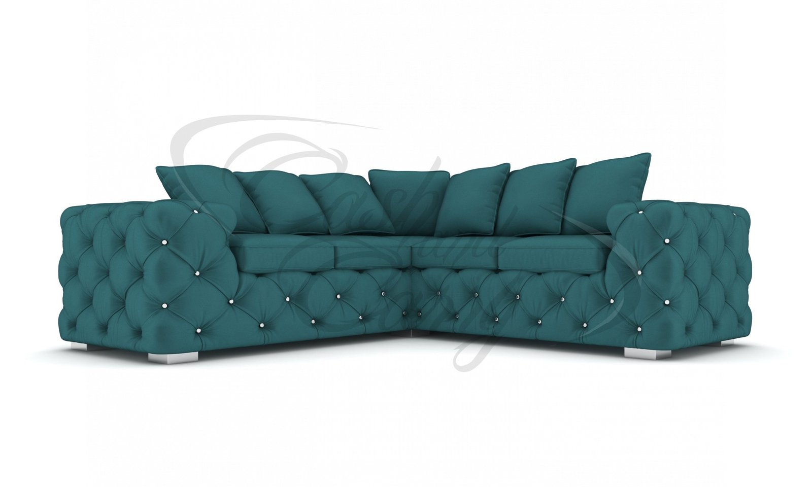 Ashton Top Notch handmade Chesterfield Corner Seater Sofa - Image 9