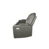 AMSTERDAM 3+2 TOP GENUINE LEATHER ELECTRIC LED RECLINING SOFA – GREY - Image 7