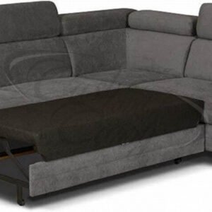Artic Grey Corner Sofa Bed With Storage