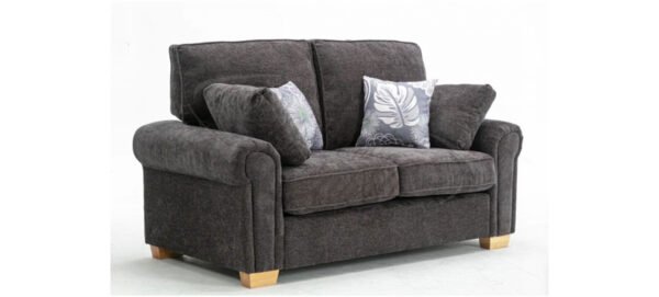 KYLIE 3+2 SEATER GREY FABRIC SOFA SET - Image 2