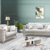 LOGAN CHESTERFIELD SOFA BED 3 SEATER AND 2 SEATER