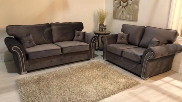 Merlin Plush Velvet 3+2 Sofa Set