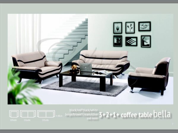 Bella 3+2+1+Coffee Table