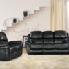 Gizzelle Recliner Leather Sofa Set with 3+2+1 Seats - Image 2