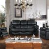 recliner leather sofa set