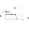Matrix Corner Sofa Bed with Storage - Image 6