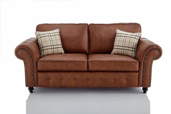 OAKLAND 3+2 NEVADA FABRIC SOFA TAN COLOUR - Image 3