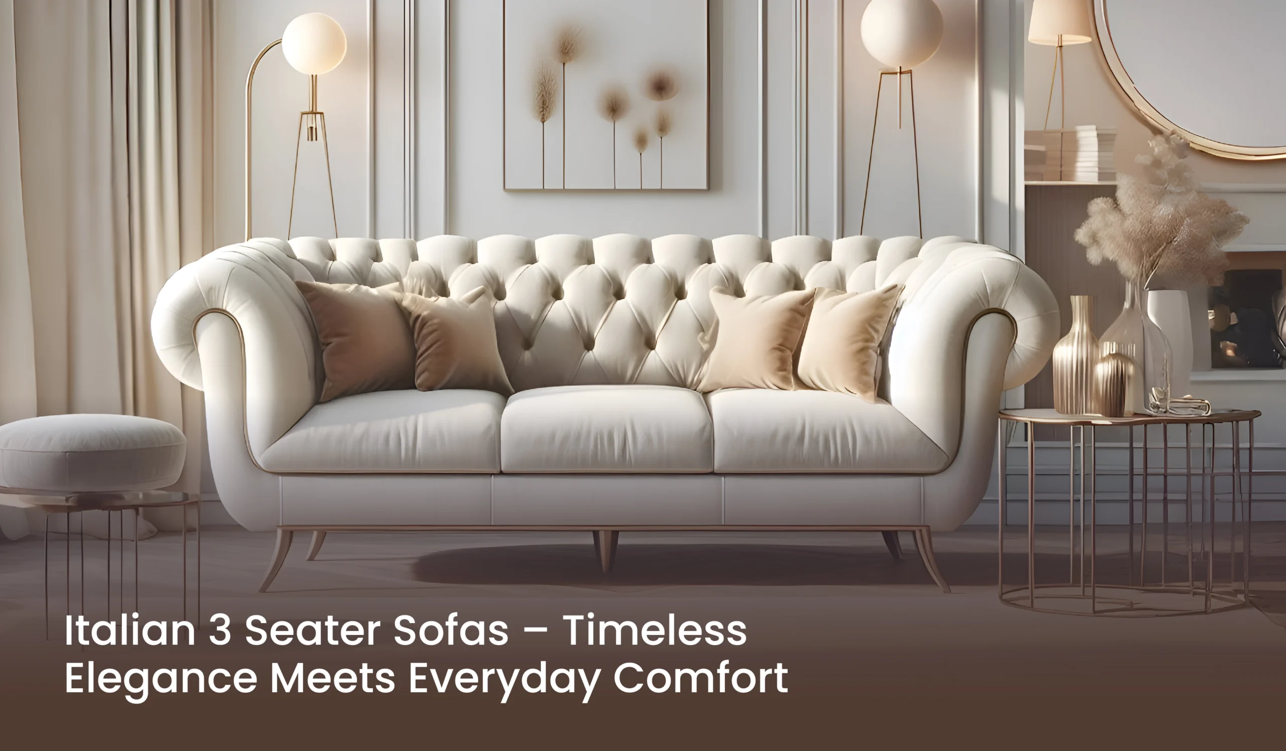 Italian 3 Seater Sofas