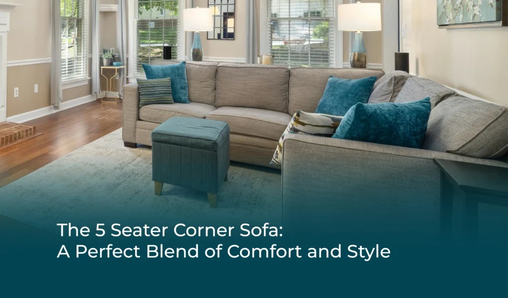 5 seater corner sofa