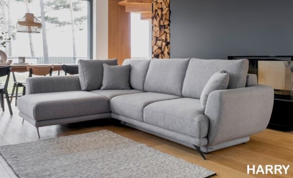 Harry Luxury Corner Sofa Bed with Storage Compartment - Image 3