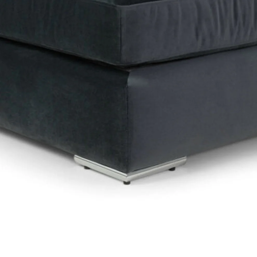Balgravia U Shape Sofa High Back Grey - Image 5