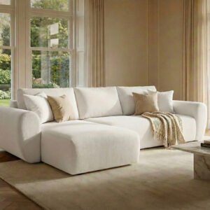 LUNA – Corner Sofa Bed with Storage