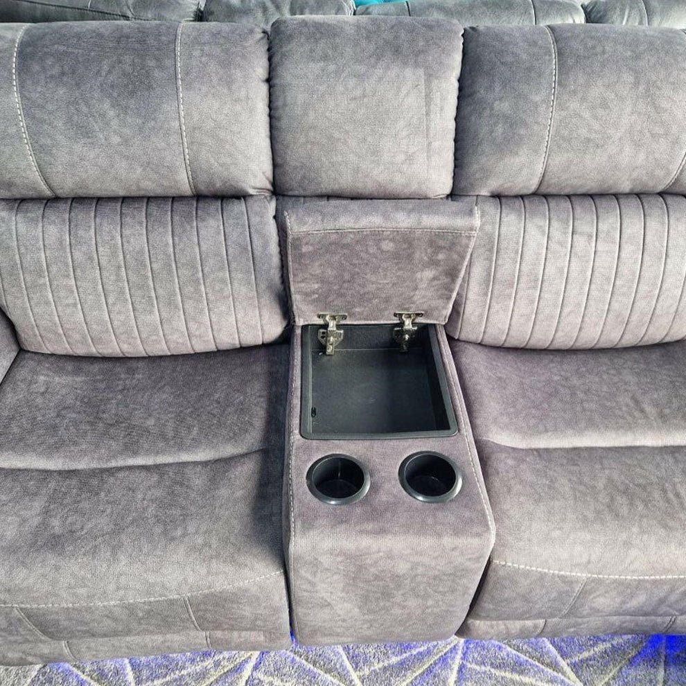 SYC Hannah Electric Corner Sofa Micro Fibre Fabric (270cm x 230cm) - Image 4