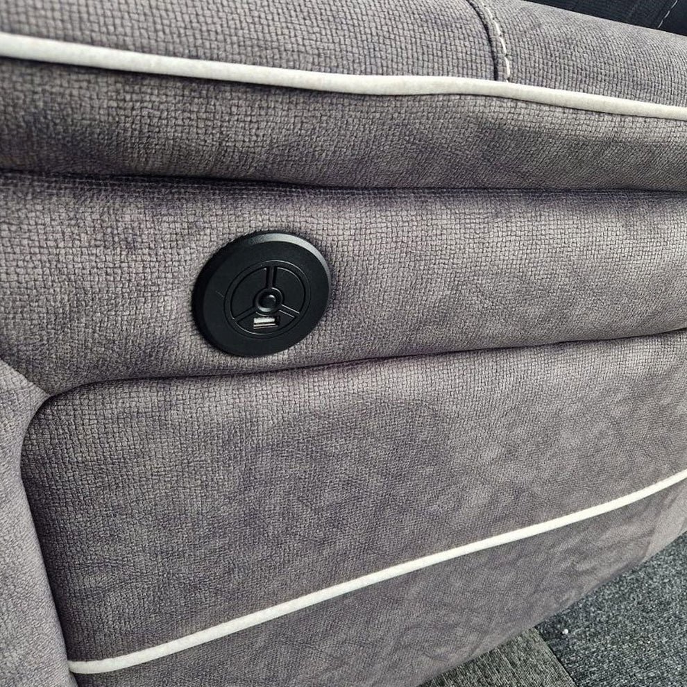 SYC Hannah Electric Corner Sofa Micro Fibre Fabric (270cm x 230cm) - Image 5