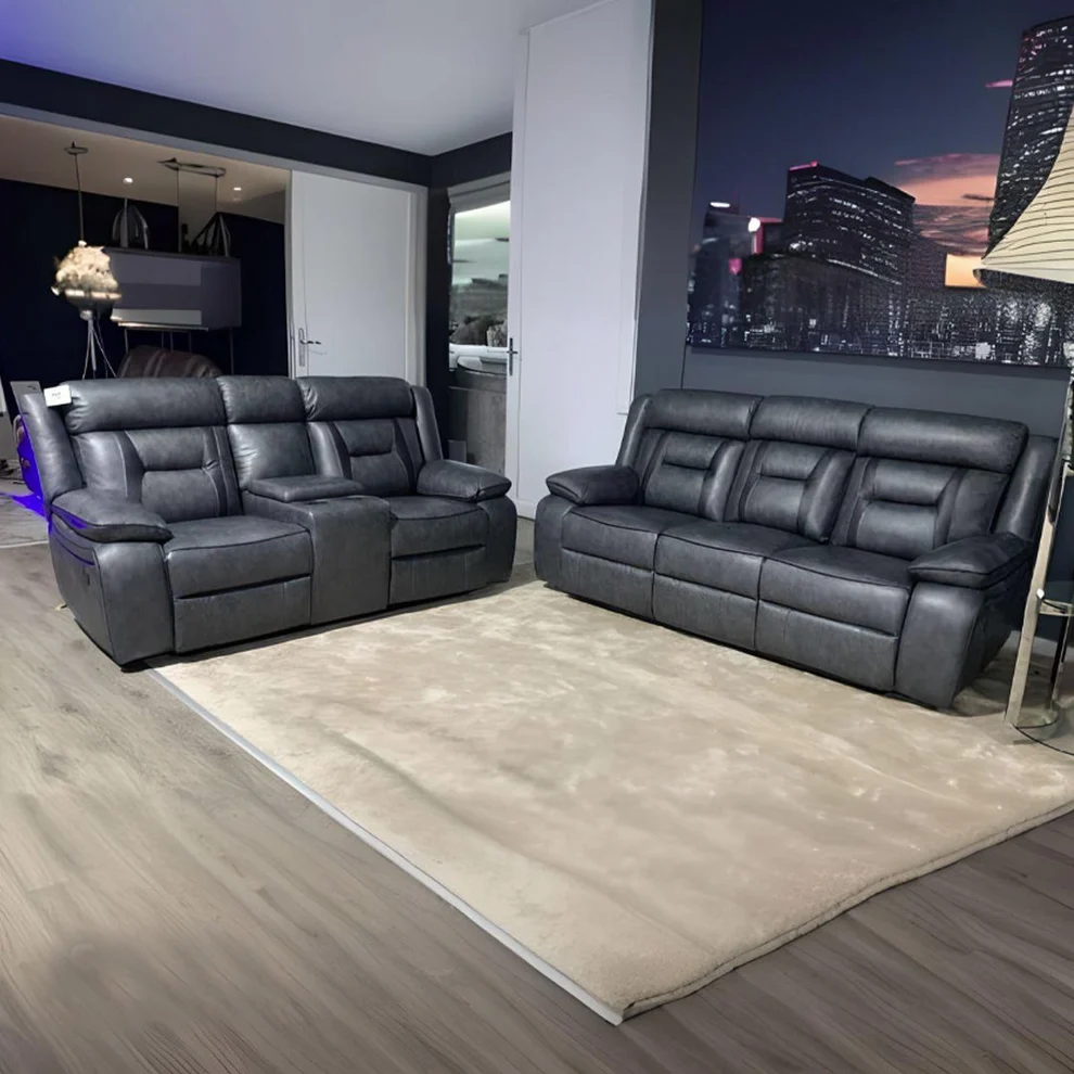 SYC Nova Electric Recliner Leather Sofa 3+2 Seater