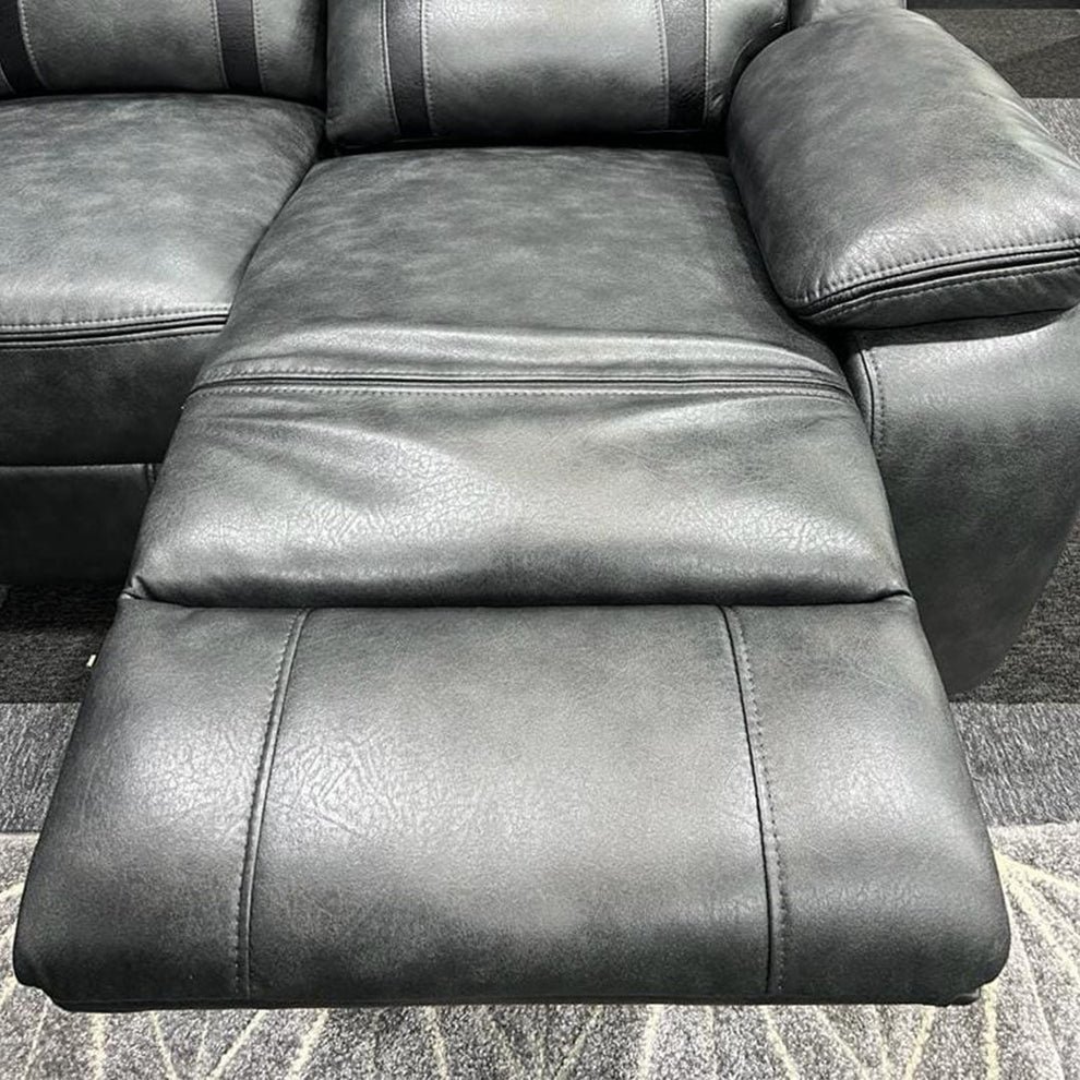 SYC Nova Electric Recliner Leather Corner Sofa - Image 4